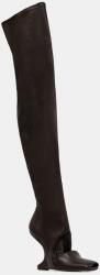 Rick Owens Lilies bőr csizma Cantilever 11 - barna Női 37