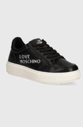 Moschino bőr sportcipő - fekete Női 36 - answear - 45 490 Ft