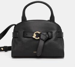 Coccinelle bőr táska SABINE - fekete Univerzális méret - answear - 112 990 Ft