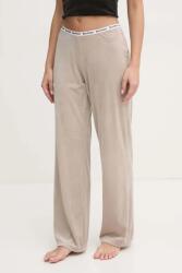 Juicy Couture pizsama nadrág VICKY RIB FLARE PANT - bézs S