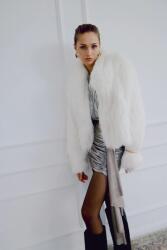 Answear. LAB rövid kabát - fehér L - answear - 56 990 Ft