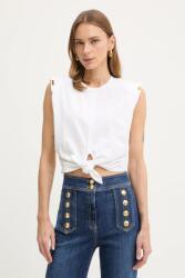 Elisabetta Franchi blúz pamutból - fehér 34