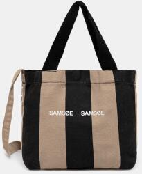 Samsoe Samsoe pamut táska SAFRINKA - fekete Univerzális méret