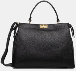 ANSWEAR bőr táska - fekete Univerzális méret - answear - 44 990 Ft