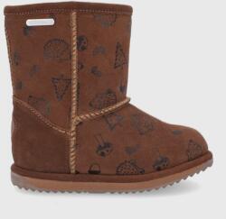 Emu Australia gyerek hócipő velúrból Woodland Brumby - barna 25/26