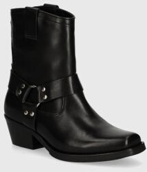 Steve Madden bőr cowboy csizma Quintana - fekete Női 40