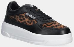 Moschino bőr sportcipő - fekete Női 36 - answear - 48 990 Ft