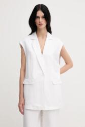 Marc Aurel mellény vászonkeverékből - fehér 38