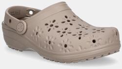 Crocs papucs Classic Floral Cut Out Clog - barna Női 36/37