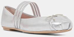 Pretty Ballerinas bőr balerina cipő Kristen - ezüst Női 40