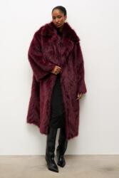 ANSWEAR kabát - burgundia S/M