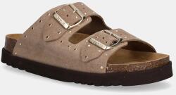 Scholl papucs velúrból BEATRIZ - bézs Női 37