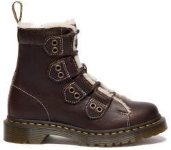 Dr. Martens bőr bakancs 1460 LTT Fur Lined - barna Női 38