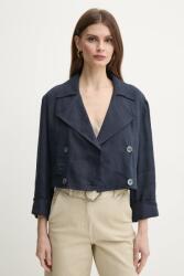 MARELLA vászonkabát FLAVIO - sötétkék 40