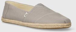 Toms espadrilles Alpargata Rope - szürke Férfi 43