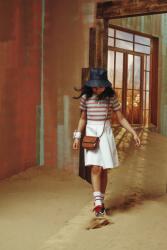 Marni gyerek farmer sapka MF49U HAT - sötétkék 52