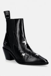 Zadig&Voltaire bőr bokacsizma Tyler - fekete Női 36