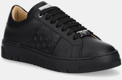 Philipp Plein bőr sportcipő Lo-Top Monogram - fekete Női 39