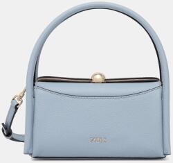 Furla bőr táska Nicole Mini Boston Bag - kék Univerzális méret