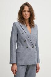 OUI blézer vászonkeverékből - kék 34