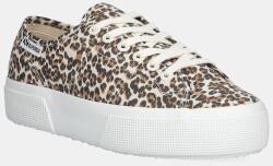 Superga sportcipő PLATFORM LEOPARD PRINT LE - barna Női 40