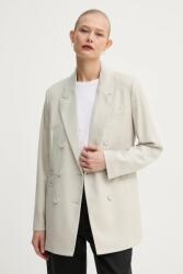 Bruuns Bazaar blézer gyapjú keverékből - bézs 40