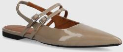 Vagabond Shoemakers bőr balerina cipő HERMINE - bézs Női 38