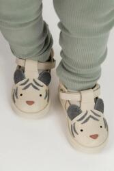 Donsje gyerek félcipő bőrből Zazo Special Shoes White Tiger - bézs 22