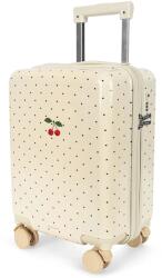 Konges Sløjd gyermek bőrönd TRAVEL SUITCASE - bézs Univerzális méret (KS105110.PPY2) - answear - 44 990 Ft
