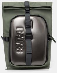 RAINS hátizsák 13430 Texel Moulded Backpack W3 - zöld Univerzális méret