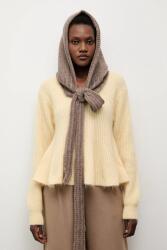 Answear. LAB gyapjú kapucni - bézs Univerzális méret - answear - 24 990 Ft