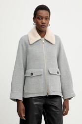 Marella gyapjú kabát - szürke 40 - answear - 89 990 Ft