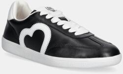 Moschino bőr sportcipő - fekete Női 37 - answear - 46 990 Ft