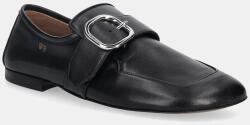 Wales Bonner bőr mokaszin Buckle Slipper - fekete Női 37