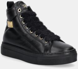 Elisabetta Franchi gyerek bőr sportcipő - fekete 35 - answear - 43 990 Ft