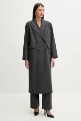 IRO kabát gyapjú keverékből - szürke 38