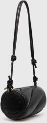 Fiorucci bőr táska Black Leather Mella Bag - fekete Univerzális méret