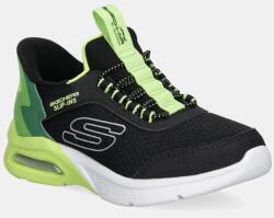 Skechers gyerek sportcipő MICROSPEC MAX - BRISK-STRIPE - fekete 27.5