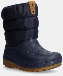 Crocs gyerek hótaposó CLASSIC NEO PUFF BOOT - sötétkék 29/30