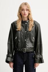 Gestuz bőrdzseki - zöld 36