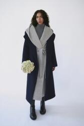 ANSWEAR gyapjúkabát - sötétkék S - answear - 35 990 Ft