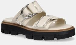 Sorel bőr papucs REIN CB SLIDE - bézs Női 40 - answear - 35 990 Ft