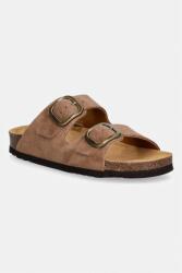 Scholl papucs velúrból NOELLE - barna Női 37 - answear - 28 990 Ft