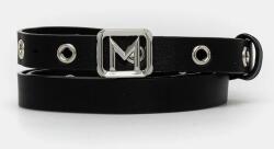 Marella bőr öv - fekete L