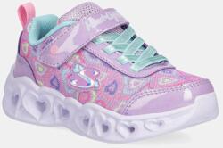 Skechers gyerek sportcipő HEART LIGHTS - lila 33.5