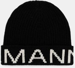 ERMANNO Firenze gyapjú sapka - fekete Univerzális méret