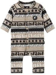 Reima gyerek kezeslábas Moomin Mysig - fekete 74-80