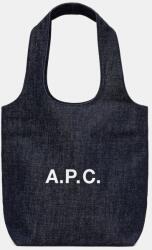 APC A. P. C. pamut táska tote ninon small - sötétkék Univerzális méret