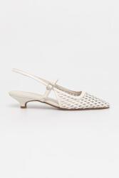 Answear. LAB bőr tűsarkú - bézs Női 41 - answear - 45 990 Ft