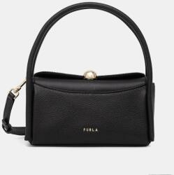 Furla bőr táska Nicole Mini Boston Bag - fekete Univerzális méret